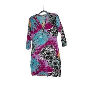 Banana Republic size medium dress Coconut Girl bright jewel toned colors